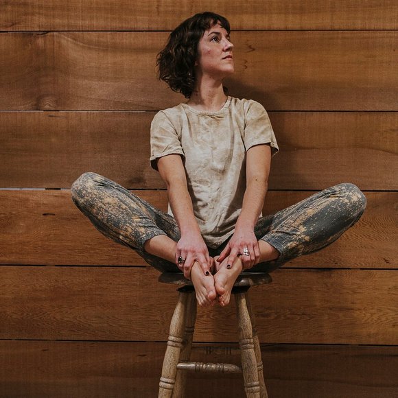 Elfarrow ✧Midnight✧ Dyed Cotton Stretch Leggings - Picture 6 of 10